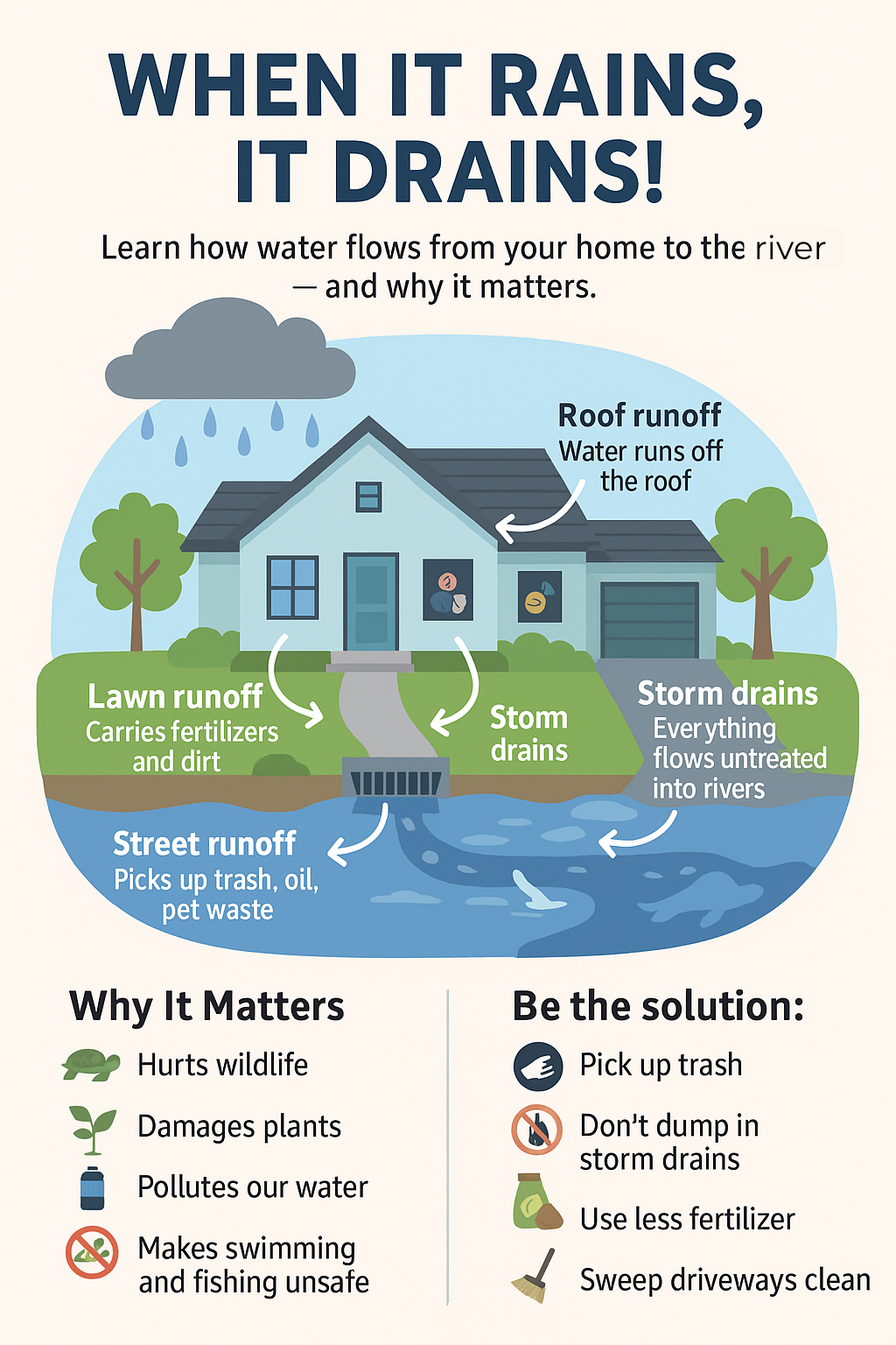Stormwater Pollution Infographic